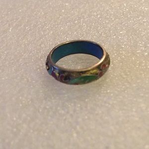 Vintage cloisonné ring